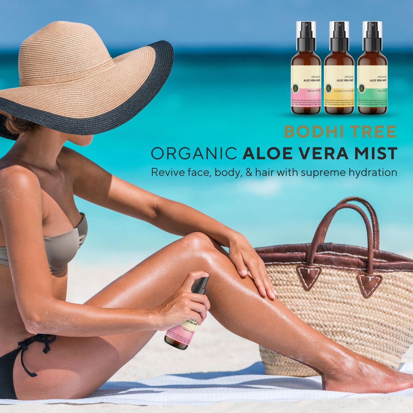 Bodhi Tree Organic Aloe Vera Mist - Calming Chamomile 120 ml