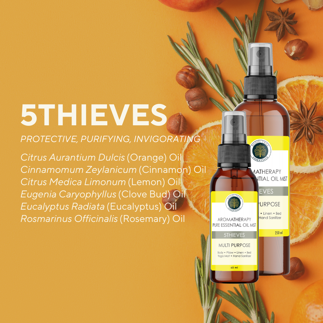 Bodhi Tree Aromatherapy Pure Essential Oil Mist - 5Thieves 60 ml