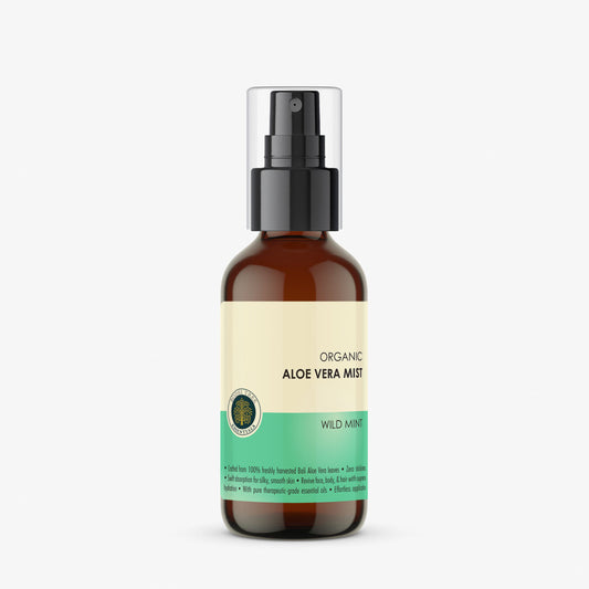 Bodhi Tree Organic Aloe Vera Mist - Wild Mint 120 ml