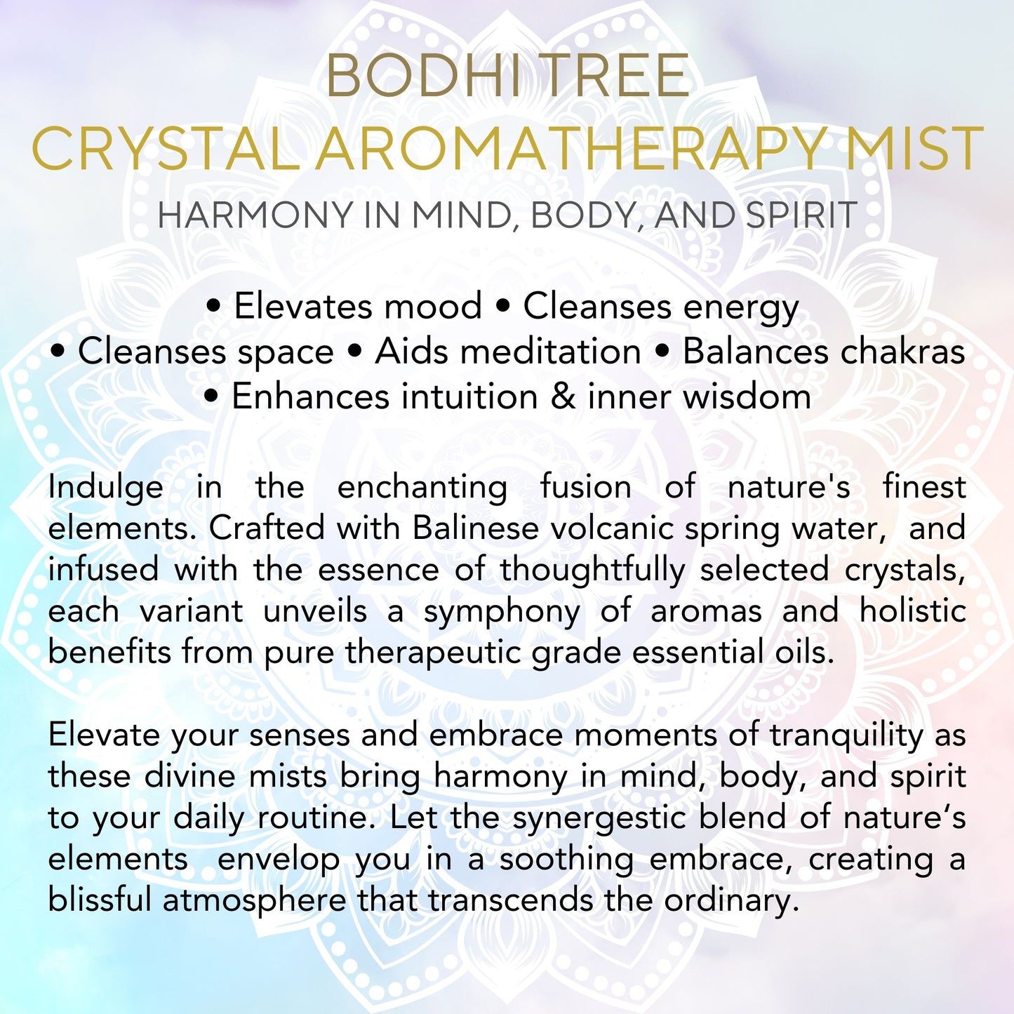 Bodhi Tree Crystal Aromatherapy Mist - Good Morning 120 ml