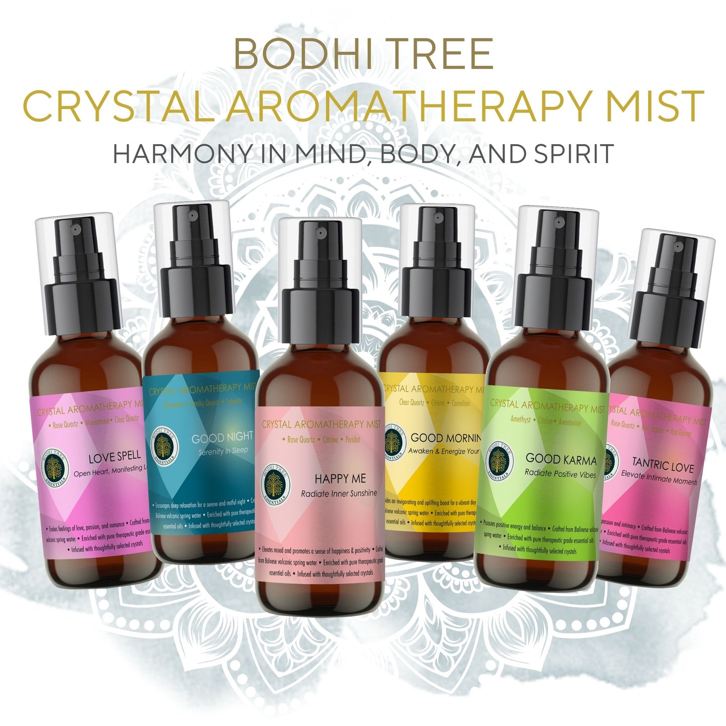 Bodhi Tree Crystal Aromatherapy Mist - Good Morning 120 ml