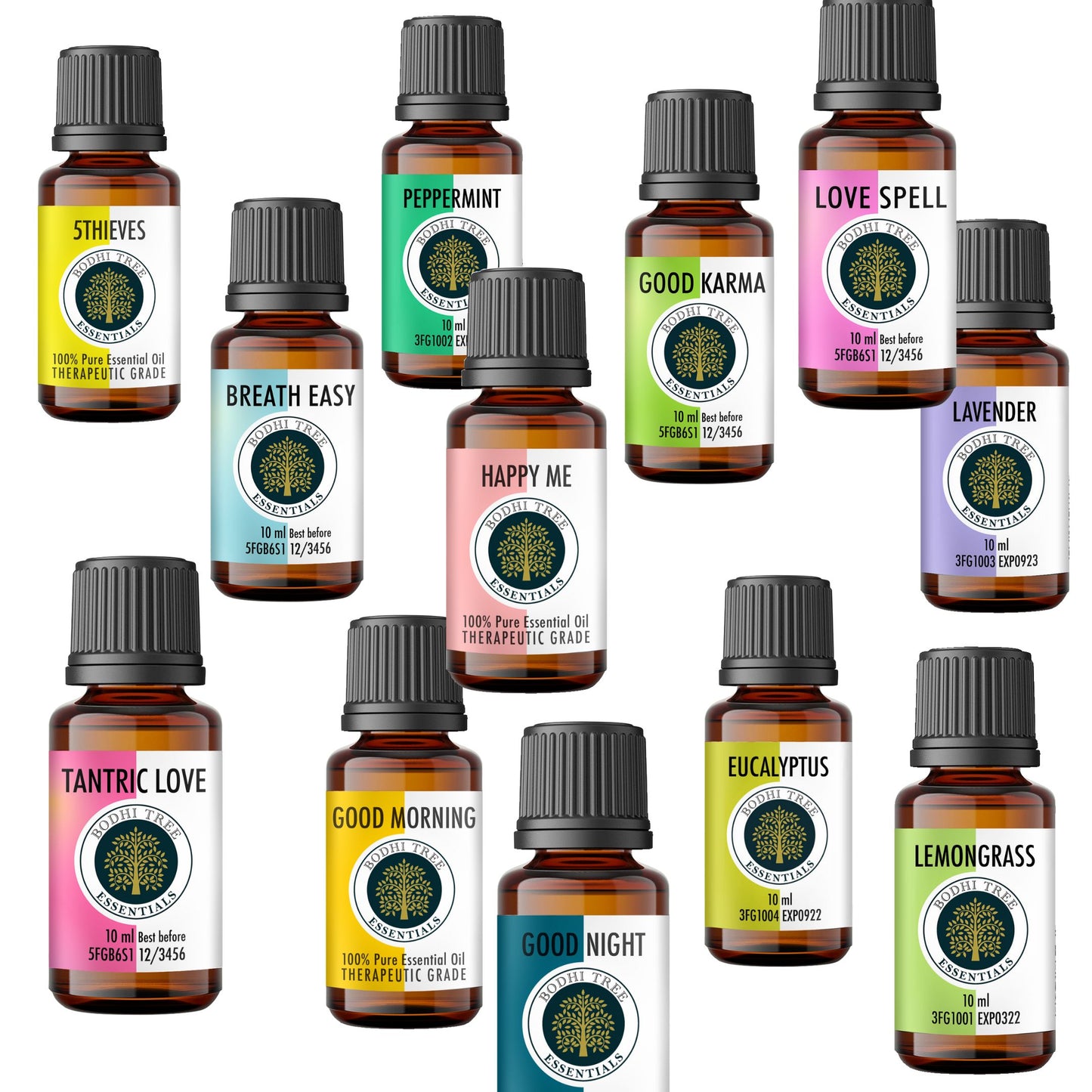 Bodhi Tree 100% Pure Essential Oil Blend - Good Karma - Therapeutic Grade