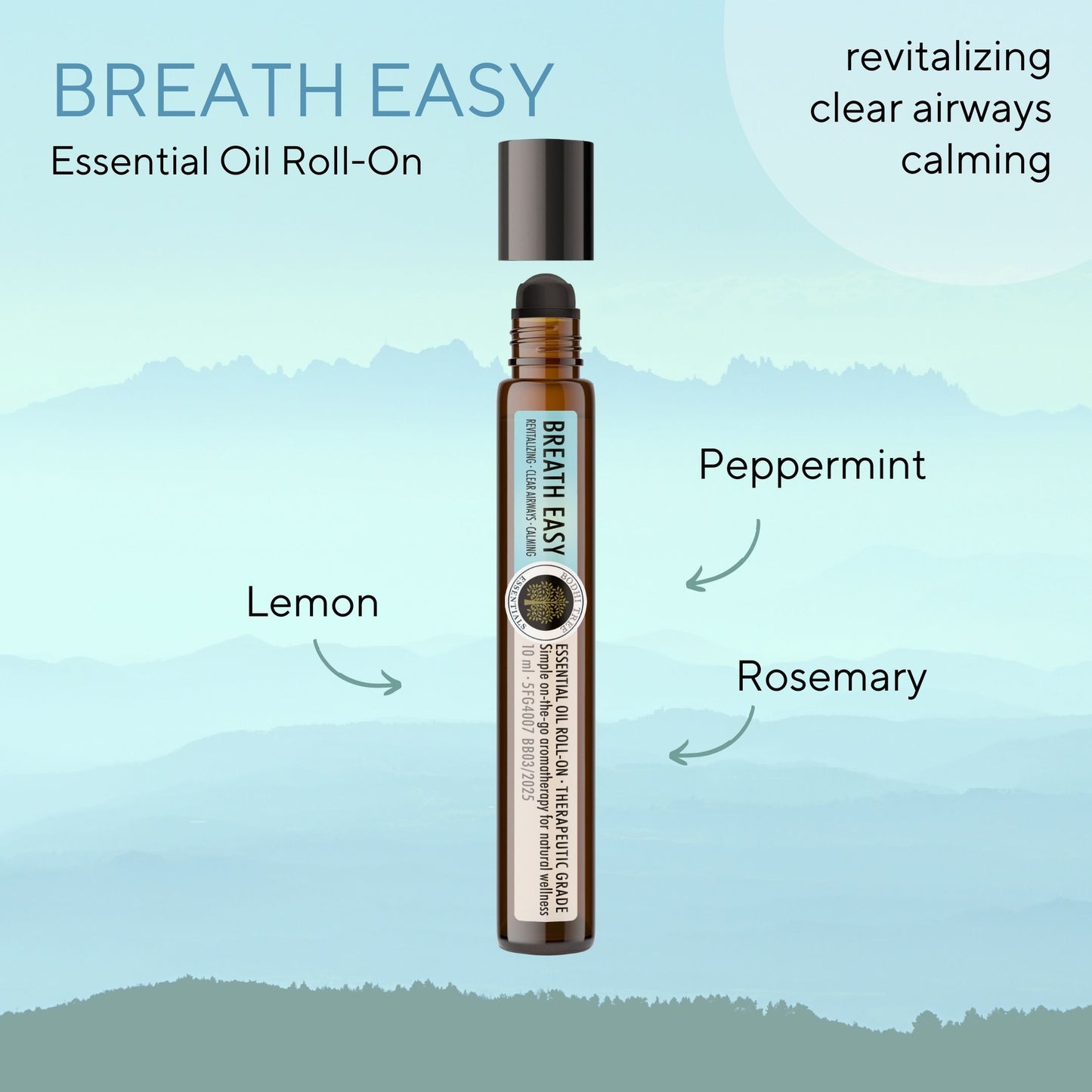 Bodhi Tree Essential Oil Roll-On - Breath Easy 10 ml