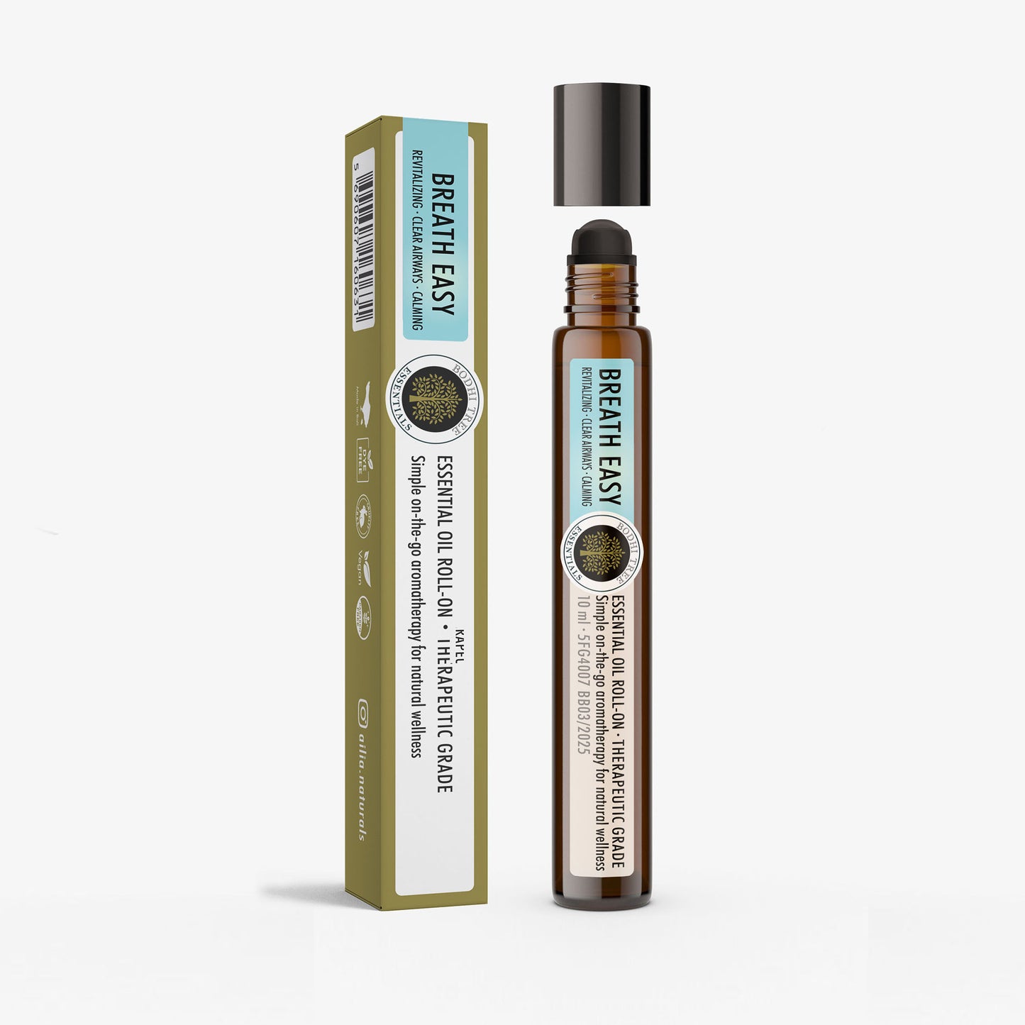 Bodhi Tree Essential Oil Roll-On - Breath Easy 10 ml