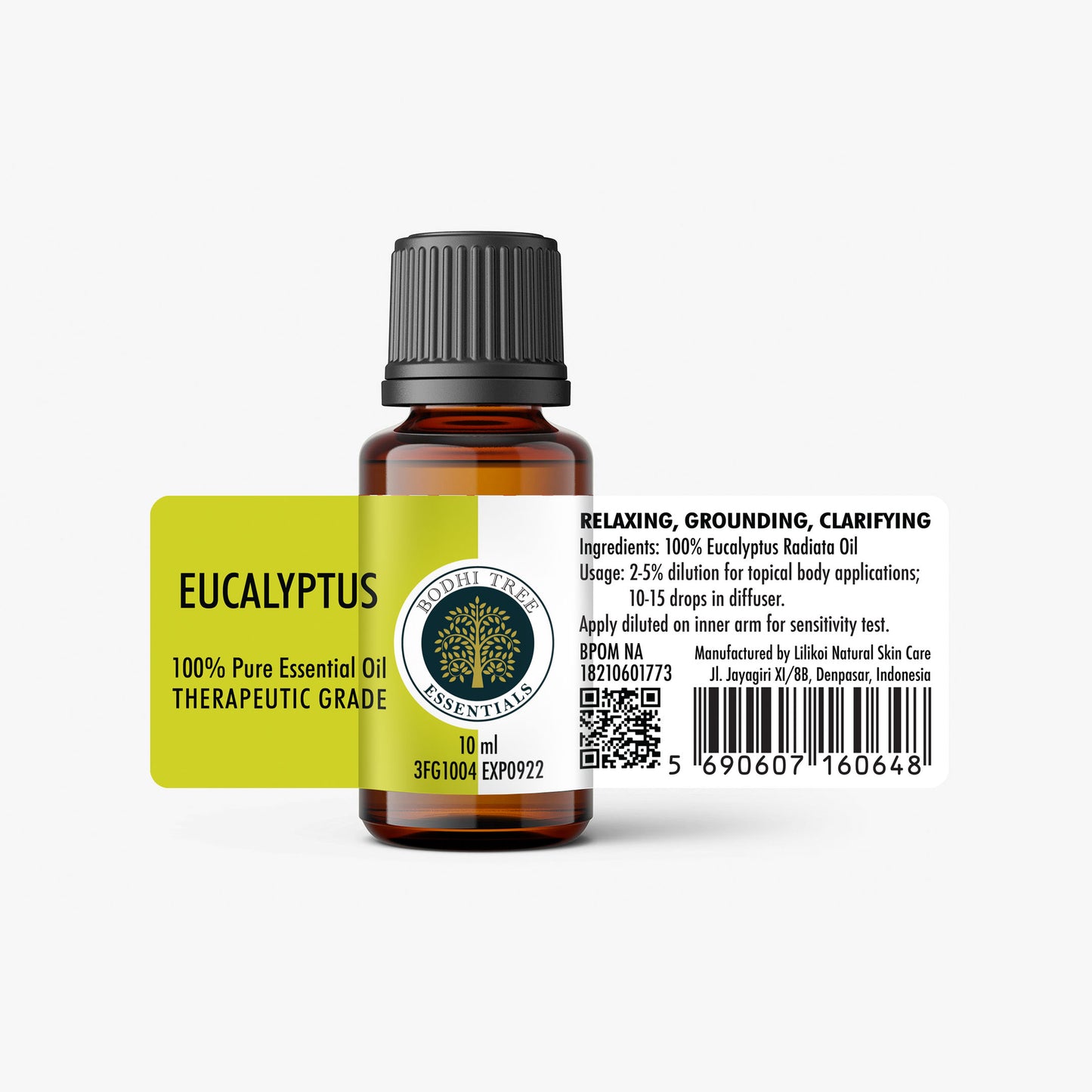 Bodhi Tree 100% Pure Essential Oil - Eucalyptus - Therapeutic Grade