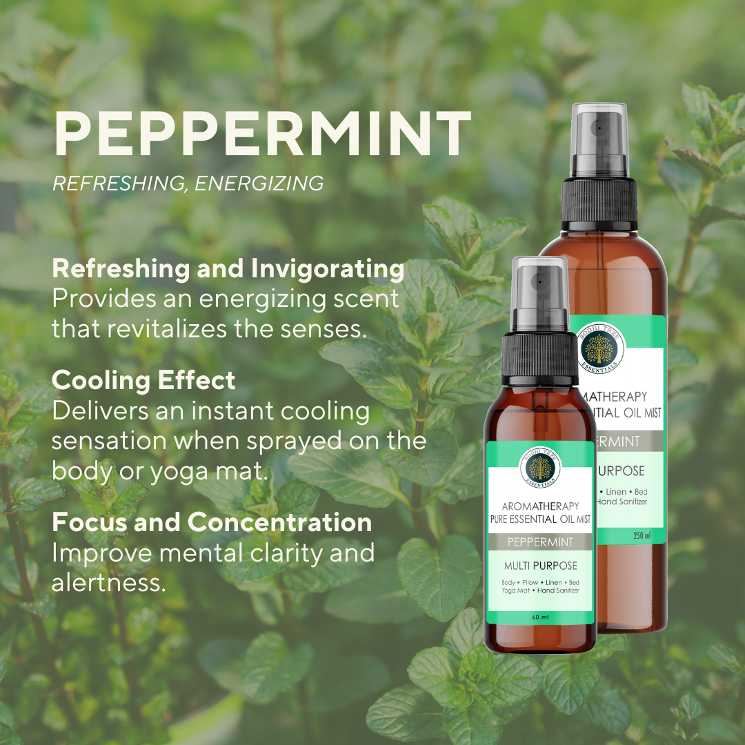 Bodhi Tree Aromatherapy Pure Essential Oil Mist - Peppermint 60 ml