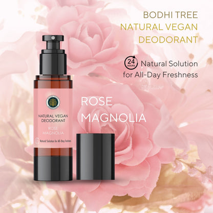 Bodhi Tree Natural Vegan Deodorant - Rose Magnolia 80 ml