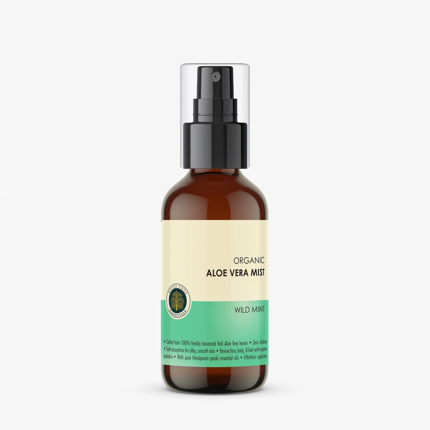 Bodhi Tree Organic Aloe Vera Mist - Wild Mint 120 ml