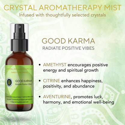 Bodhi Tree Crystal Aromatherapy Mist - Good Karma 120 ml