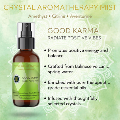 Bodhi Tree Crystal Aromatherapy Mist - Good Karma 120 ml