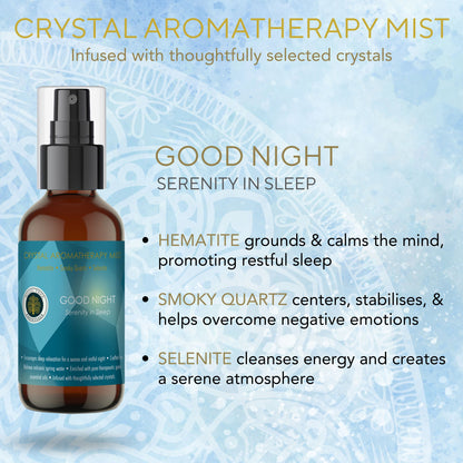 Bodhi Tree Crystal Aromatherapy Mist - Good Night 120 ml