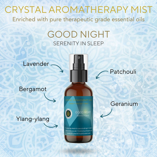 Bodhi Tree Crystal Aromatherapy Mist - Good Night 120 ml