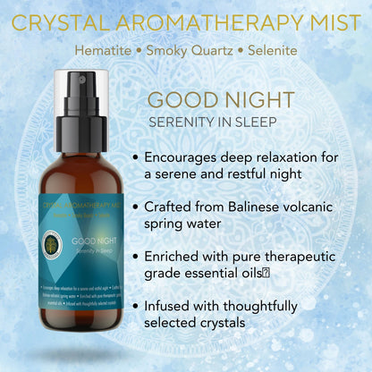 Bodhi Tree Crystal Aromatherapy Mist - Good Night 120 ml