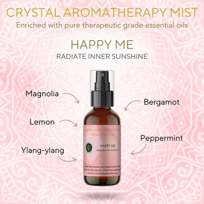 Bodhi Tree Crystal Aromatherapy Mist - Happy Me 120 ml