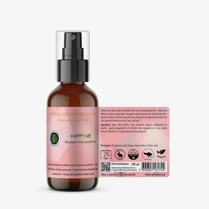 Bodhi Tree Crystal Aromatherapy Mist - Happy Me 120 ml