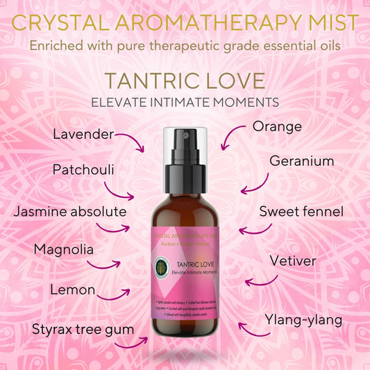 Bodhi Tree Crystal Aromatherapy Mist - Tantric Love 120 ml