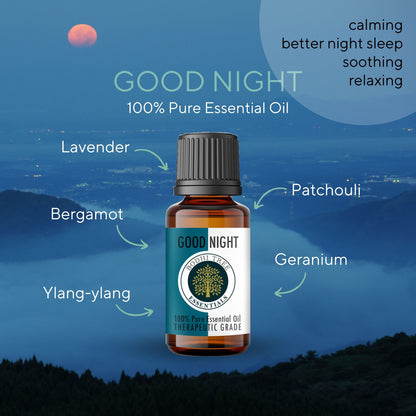 Bodhi Tree 100% Pure Essential Oil Blend - Good Night - Therapeutic Grade
