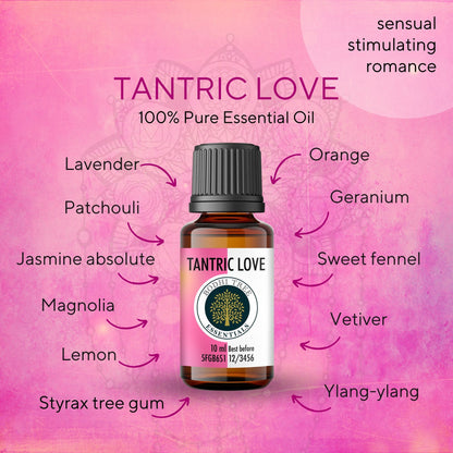 Bodhi Tree 100% Pure Essential Oil Blend - Tantric Love - Therapeutic Grade