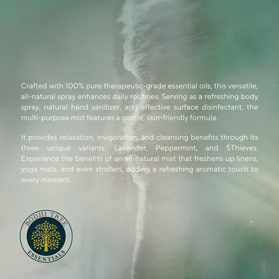 Bodhi Tree Aromatherapy Pure Essential Oil Mist - Lavender 60 ml